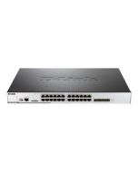 DWS-3160-24PC D-Link 24-Ports Unified Wireless Gigabit PoE L2+ Switch (Refurbished)