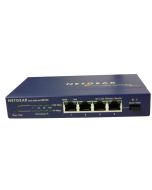 DS104 NetGear 10/100 4-Ports RJ-45 Dual Speed Hub with Uplink Button (Refurbished)