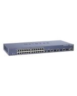 FSM7328PS-100EUS NetGear ProSafe 24-Ports 10/100Mbps Layer 3 Managed Stackable Switch With 2 Gigabit Ports (Refurbished)