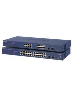 GS716TEU NetGear ProSafe 16-Ports RJ-45 10/100/1000Mbps 1000Base-T Gigabit Ethernet Rack-mountable Smart Managed Switch with 2x 1000Base-X SFP Ports ( (Refurbished)