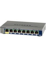 GS108T100EUS NetGear ProSafe 8-Ports 10/100/1000Mbps Gigabit Ethernet Smart Desktop Switch (Refurbished)