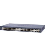 FS752TPSEU NetGear ProSafe 48-Ports 10/100Mbps Stacking Ethernet Smart Switch with 4 Gigabit Ports (Refurbished)
