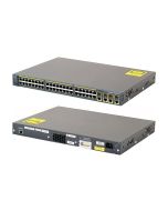 WS-C2960G-48TC-L Cisco Catalyst C2960G-48TC 44-Ports RJ-45 10/100/1000 Switch Manageable Layer2 Desktop and Rack-mountable Ethernet Switch with 4x Shared SFP Slots (Refurbished)