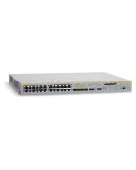 AT-9424Ts-30 Allied Telesis 24-Ports 10/100/1000T Managed Basic Layer 3 Switch with 4 Combo SFP bays and optional dedicated Stacking ports (Refurbished)