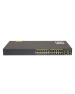 WS-C2960-24TC-L Cisco Catalyst 2960 24-Ports 10/100 + 2 Dual Purpose Uplinks LAN-Base Switch (Refurbished)