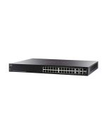 SRW224G4P-K9-NA-OB Cisco 24-Ports 10/100 POE 2-Port 10/100/1000 Ethernet Switch (Refurbished)