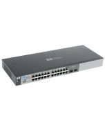 J9450AB HP Procurve 1810-24G 24-Ports 10/100/1000Base-T RJ-45 Manageable Layer2 Rack-mountable Ethernet Switch with 2x Shared SFP (mini-GBIC) Ports (Refurbished)