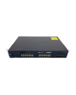 WS-C2970G-24T-E Cisco Catalyst 2970 24-Ports 10/100/1000T Gigabit Ethernet Rack-Mountable managed Switch (Refurbished)