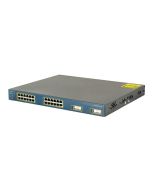 WS-C3550-24-EMI Cisco Catalyst 3550-24 EMI 24-Ports 10/100 100Mbps Fast Ethernet Managed Switch with 2x GBIC Ports (Refurbished)