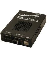 SFBRM1313-100-NA Transition 100Base-FX 1300 NM Multi-Mode (SC) 2 Kilometers/1.2 Miles to 1000Base-SX 850 NM Multi-Mode (SC) for OAM / IP-Based 10/100 Bridging Stand-Alone Media Converter