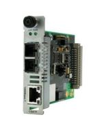 CGETF1013-110 Transition 1000Base-T (RJ-45) to 1000Base-SX 850 NM Multi-Mode (SC) for Gigabit Ethernet Point System Slide-In-Module Media Converter