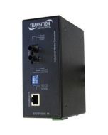SISTF1014-111-LRT Transition Unmgd Ind 10/ 100Base-TX to 100Base-FX SM SC Media Converter