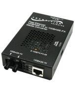 E-100BTX-FX-05HT Transition 100Base-TX (RJ-45) to 100Base-FX 1300 NM Multi-Mode (ST) 2 Kilometers/1.2 Miles for Unmanaged Hardened Fast Ethernet Media Converter