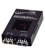 SFMFF1324-220 Transition 1000Base-SX 850 NM Multi-Mode to 1000Base-LX 1310 NM Extended Multi-Mode 2 Kilometers/1.2 Miles for Gigabit Ethernet Stand-Alone Media Converter