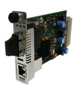 CFBRM1011-100 Transition 10/100Base-TX (RJ-45) to 100Base-FX 1300 NM Multi-Mode (ST) 2 Kilometers/1.2 Miles for OAM / IP-Based 10/100 Bridging Point System Slide-In-Module Media Converter