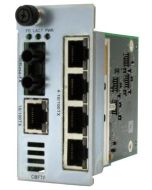 CBFTF1013-120 Transition 5x 10/100Base-TX (RJ-45) to 100Base-FX 1300 NM Multi-Mode (SC) 2 Kilometers/1.2 Miles for 10/100 Bridging Point System Slide-in-Mode Media Converter