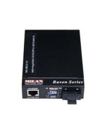 MIL-RC3113-15 Transition Raven Series 10/100Base-TX to 10Base-FX SM SC 15km Media Converter