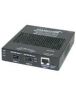 SGPOE1014-100 Transition 10/100/1000Base-T (RJ45) to 1000Base-LX SC Single Mode 1310 NM 10 Kilometers/6.2 Miles for Power-Over-Ethernet Stand Alone Media Converter