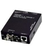 E-TBT-FRL-05-LA Transition 10Base-T (RJ-45) to 10Base-FL 850 NM Multi-Mode (SC) 2 Kilometers/1.2 Miles for Stand-Alone Ethernet Copper to Fiber Media Converter