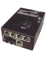 SBFTF1011-120 Transition Networks Fast Ethernet Bridging Media Converter 5 x RJ-45 1 x ST Duplex 10/100Base-TX 100Base-FX