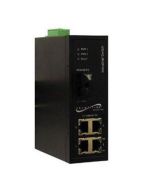 SISTF1014-140-LRT Transition 4x 10/100Base-TX (RJ-45) to 100Base-FX 1310 NM Single-Mode (SC) 15 Kilometers/9.3 Miles for Ethernet Switch Stand-Alone Media Converter