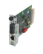 CBFTF1035-105 Transition 10/100Base-TX (RJ-45) to 100Base-FX 1550 NM Single-Mode (SC) 120 Kilometers/74.6 Miles for 10/100 Bridging Point System Slide-In-Module Media Converters