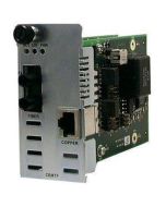 CEMTF1014-100 Transition Twisted Pair (RJ-45) 5 Kilometers/3.1 Miles to 1310 NM Single-Mode (SC) 20 Kilometers/12.4 Miles for E&M 2/4-wire Point System Slide-In-Module Media Converter