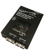 SFMFF1424-220 Transition 1000Base-LX 1310 NM Single-Mode (SC) 20 Kilometers/12.4 Miles to 1000Base-LX 1310 NM Extended Multi-Mode 2 Kilometers/1.2 Miles for Gigabit Ethernet Stand-Alone Media Converters