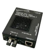 E-TBT-FRL-05SCHT Transition 10Base-T (RJ-45) to 10Base-FL 850 NM Multi-Mode (SC) 2 Kilometers/1.2 Miles for Ethernet Copper to Fiber Media Converter