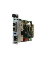CGFEB1013-110 Transition 10/100/1000Base-T (RJ-45) to 1000Base-SX 850 NM Multi-Mode (SC) with Built-in Fiber Tap Port for Ethernet Remotely Managed Point System Slide-In-Module Media Converter