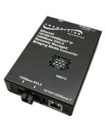 SMEFG1015-100 Transition 10/100/1000Base-T (RJ-45) to 1000Base-LX 1310 NM Single-Mode (SC) 30 Kilometers/18.6 Miles for Gigabit Ethernet Stand-Alone Media Converter