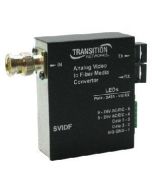 SVIDF2013-100 Transition BNC to 850 NM Multi-Mode SC 2 Kilometer/1.2 Miles for Analog CCTV Video Point System Slide-In-Module Media Converter
