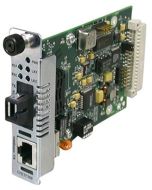 CFETF1029-207 Transition 100Base-TX (RJ-45) to 100Base-FX 1310 NM TX / 1550 NM RX Single-Fiber Single-Mode (SC) 40 Kilometers/24.9 Miles for Fast Ethernet Point System Slide-In-Module Media Converter