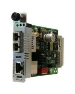 CGFEB1029-100 Transition 10/100/1000Base-T (RJ-45) to 1000Base-LX 1310 NM TX / 1550 NM RX Single-Fiber Single-Mode (SC) 20 Kilometers/12.4 Miles for 10/100/1000 Ethernet Point System Slide-In-Module Media Converter