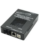 SFBRM1040-180-NA Transition 10/100Base-TX (RJ-45) to SFP Slot (Empty) for High-Temp with DMI Options 10/100 Bridging Stand-Alone Media Converter