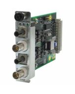 CVIDF2011-110 Transition Coax ST to 850 NM Multi-Mode ST for Analog CCTV Video Point System Slide-In-Module Media Converter