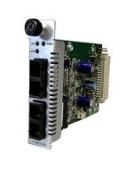 CFMFF1313-200 Transition 1300 NM Multi-Mode (SC) 2 Kilometers/1.2 Miles to 1300 NM Multi-Mode (SC) 2 Kilometers/1.2 Miles for Ethernet or ATM / Sonet Point System Slide-In-Module Media Converters