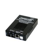 SBFFG1314-100 Transition 1000Base-SX 850 NM Multi-Mode (SC) 220 m/722 ft to 1000Base-LX 1310 NM Single-Mode (SC) 10 Kilometers/6.2 Miles for OAM / IP-Based 1000 Bridging Stand-Alone Media Converter