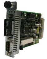 CRS2F3113-100 Transition DB-9 to 1300 NM Multi-Mode (SC) 2 Kilometers/1.2 Miles for RS232 with Remote Management Point System Slide-In-Module Media Converter