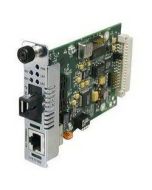 CFETF1011-205 Transition 100Base-TX (RJ-45) to 100Base-FX 1310 NM Multi-Mode (ST) 2 Kilometers/1.2 Miles for Fast Ethernet Point System Slide-In-Module Media Converter