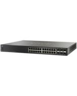 SG500X-24-K9-NA Cisco 24-Ports 10/100/1000Base-T RJ-45 Manageable Layer3 Rack-mountable 1U and Desktop Switch with 4x SFP+ Slots (Refurbished)