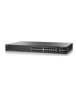 SF200E-24-EU Cisco SF200E 24-Ports 10/100Base-TX Ethernet 2 x Combo Gigabit SFP Port Ethernet Switch (Refurbished)