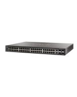 SG500-52P-K9-G5 Cisco SG500-52P 48-Ports RJ-45 10/100/1000 PoE Gigabit Ethernet Rack-mountable Stackable Managed Switch with 2x SFP and 2x Combo Gigabit SFP Ports (Refurbished)