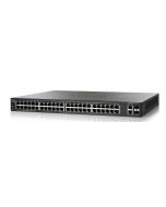 SLM2048PT Cisco SG200-50 48-Ports 10/100/1000Mbps PoE 2 x Combo mini-GBIC Port Smart Switch (Refurbished)