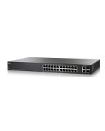 SLM224PT Cisco SF200-24P 24-Ports 10/100Mbps PoE Smart Switch (Refurbished)