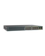 WS-2960-24LC-S Cisco Catalyst 2960 Series 24-Ports Ethernet 10/100Mbps 1 x Gigabit LAN 1 x SFP-based Switch (Refurbished)