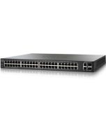 SF200E-48P-UK Cisco SF200E-48P 48-Port 10/100 Smart Switch - 46 Ports - Manageable - Fast Ethernet, Gigabit Ethernet - 10/100/1000Base-T, 10/100Base-TX - 2 Layer Supported - 2 SFP Slots - Power Supply - Twisted  (Refurbished)