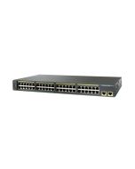 WS-C2960-48TT-LV07 Cisco Catalyst 2960 48-Ports 10/100Mbps 2 x Gigabit Uplink Ethernet Switch (Refurbished)