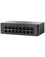 SF100D-16P-AU Cisco 16 10/100 PoE Ports Unmanaged Desktop Switch (Refurbished)