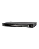 SG350X-48P-K9-BR Cisco 350X SG350X-48P Ethernet Switch - 50 Ports - Manageable - Gigabit Ethernet, 10 Gigabit Ethernet - 10/100/1000Base-T, 10GBase-T, 10GBase-X - 3 Layer Supported - Modular - Power Supply - 76.70 W  (Refurbished)